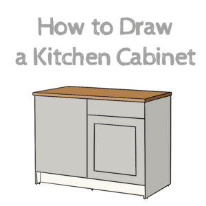 How To Draw A Kitchen Cabinet Easy For Kids 300x300 