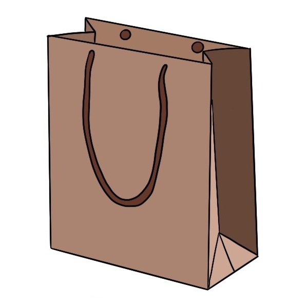 How to Draw a Paper Bag