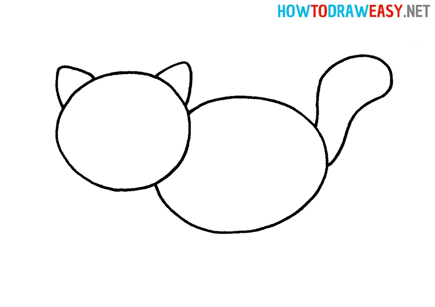 Cat Drawing Lesson For Kids