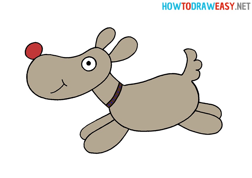 How to Draw a Dog For Kids Tutorial