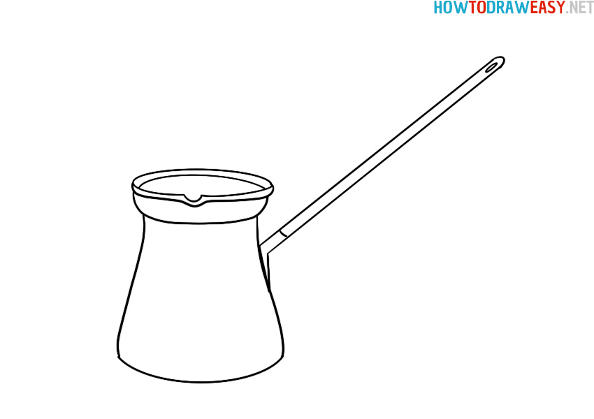 coffee pot coloring pages drawing