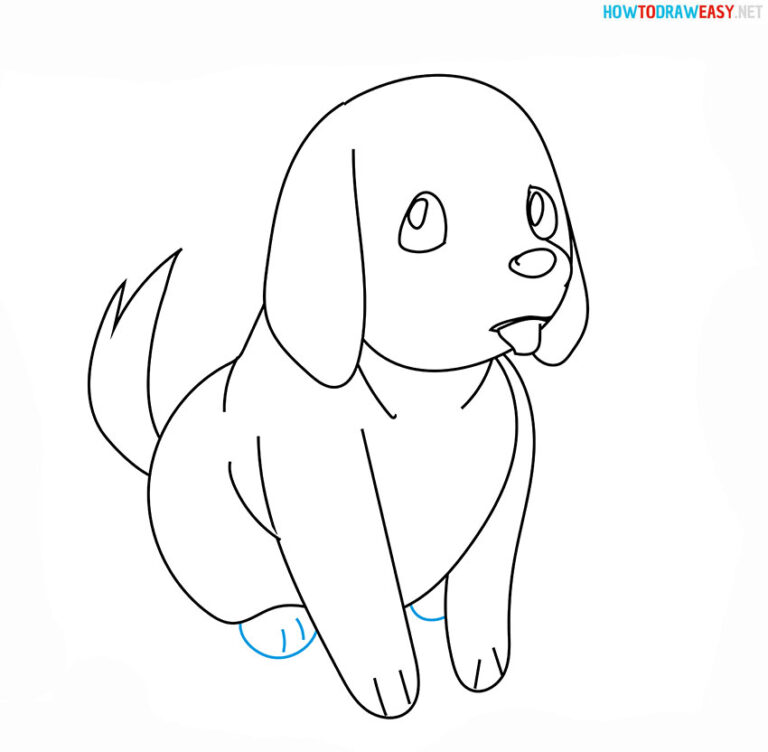 How to Draw an Anime Dog - How to Draw Easy