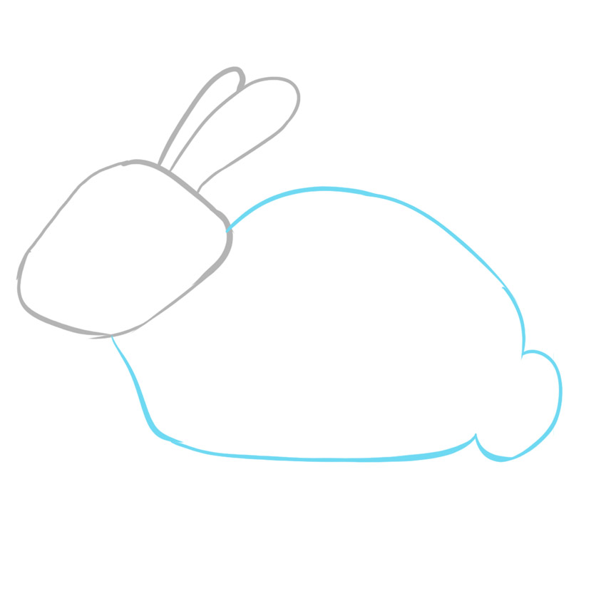 how to draw a bunny rabbit