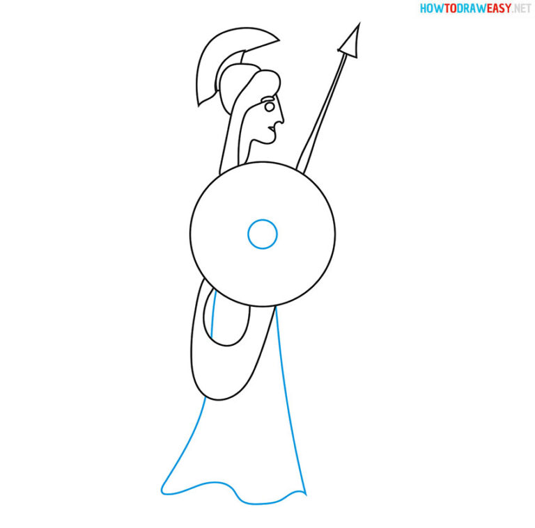 How to Draw Athena - How to Draw Easy