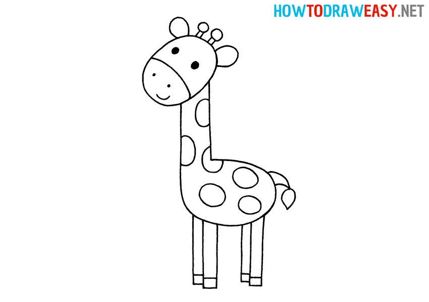 Drawing a Giraffe for Kids