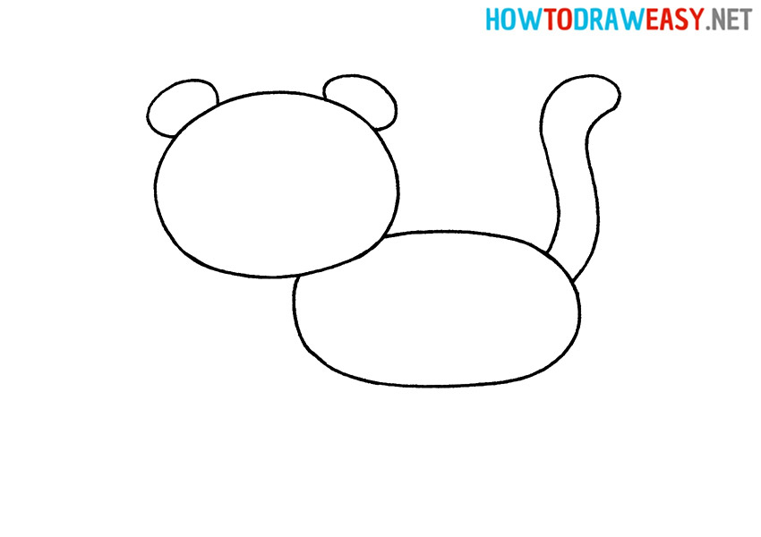Easy Drawing a Tiger