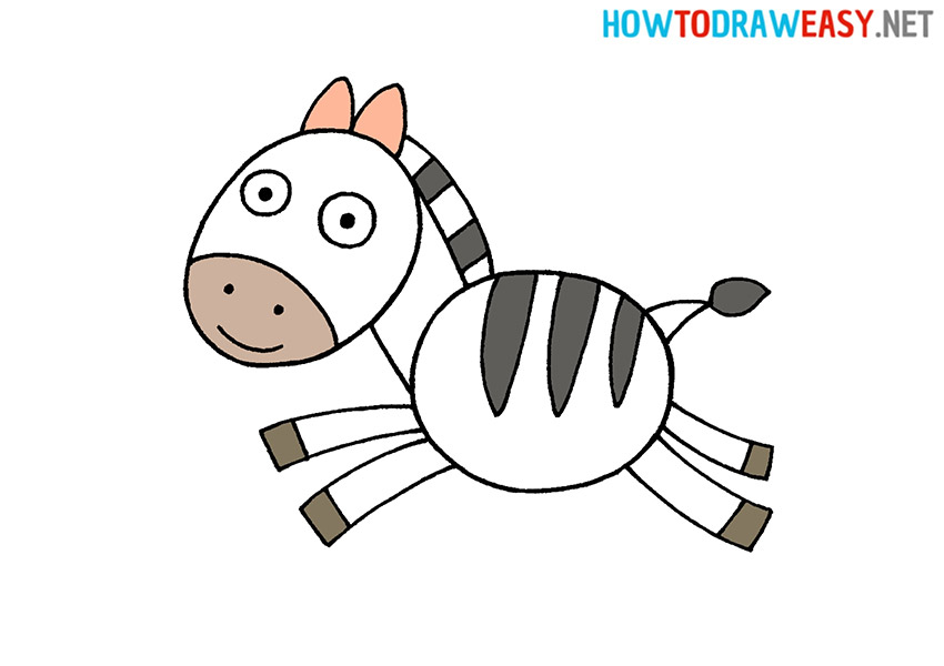 How to Draw a Easy Zebra