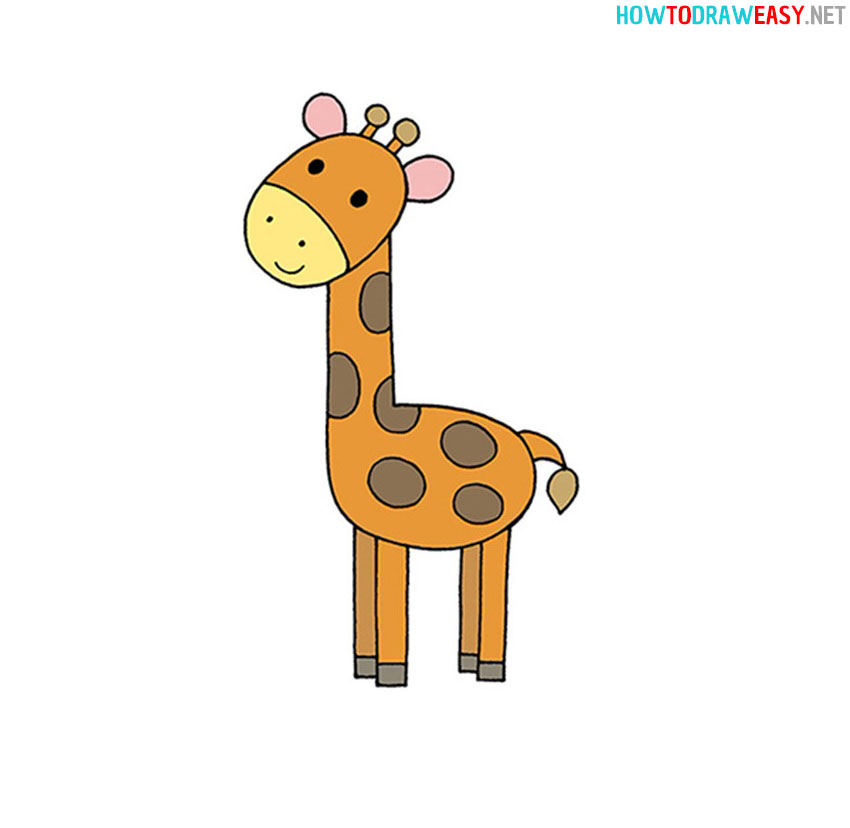 How-to-Draw-a-Giraffe-for-Kids