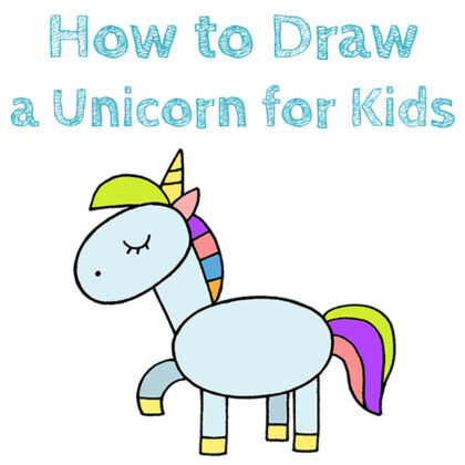 How to Draw a Unicorn for Kids