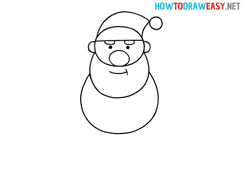 Learn How to Draw Santa Claus for Kids