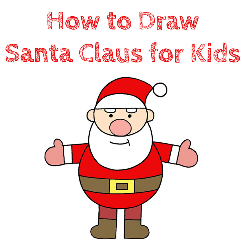 Learn-How-to-Draw-Santa-Claus-for-Kids