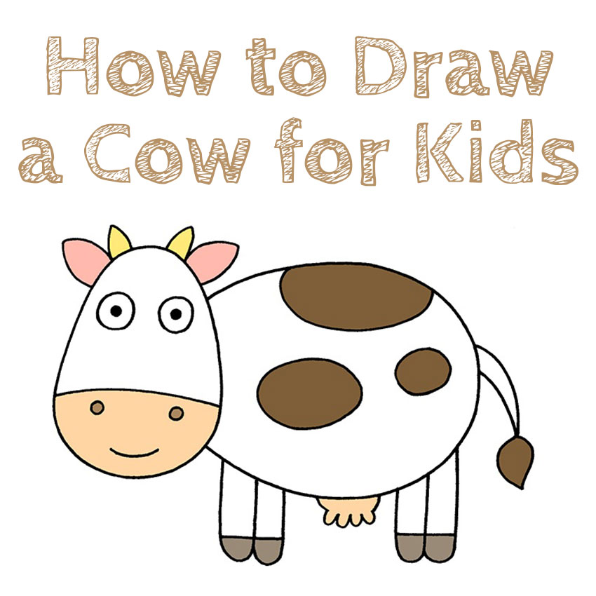 Learn How to Draw a Cow