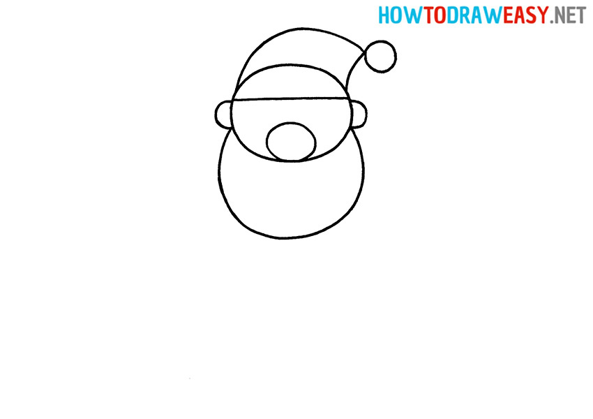 Santa Claus Easy Drawing Tutorial
