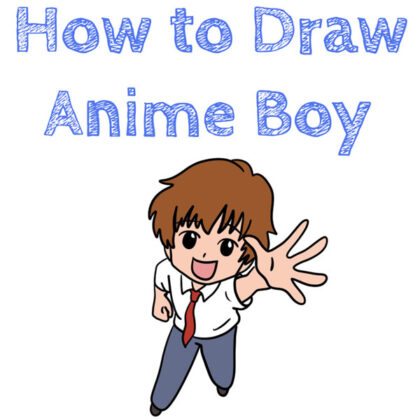 anime boy how to draw