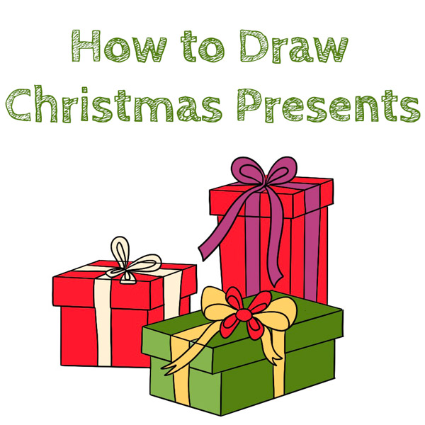 How to Draw Christmas Presents