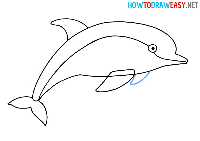 dolphin drawing tutorial