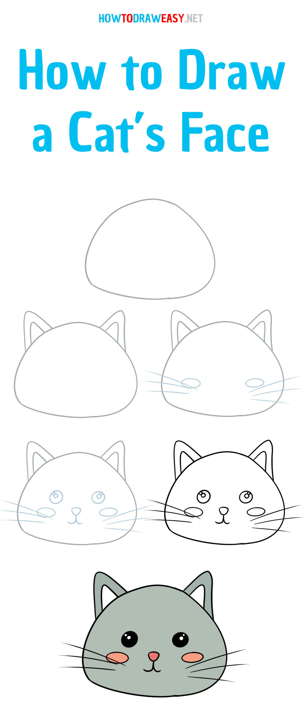 how-to-draw-a-cat-face-step-by-step