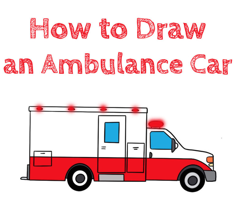 How to Draw an Ambulance Car How to Draw Easy
