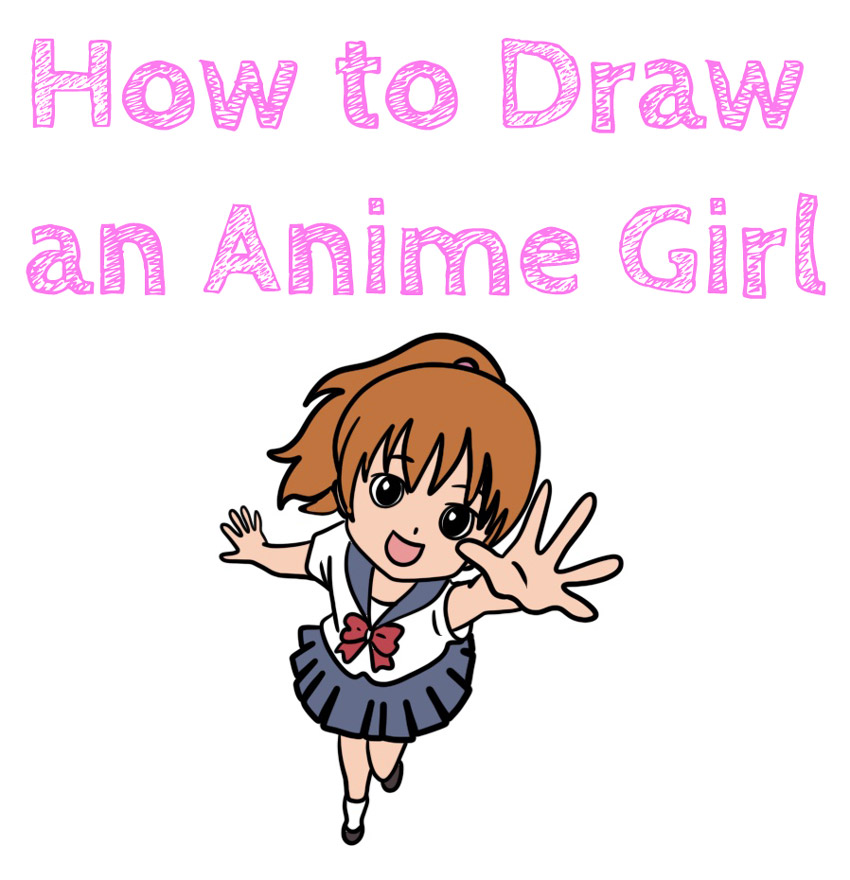 how to draw an anime girl manga