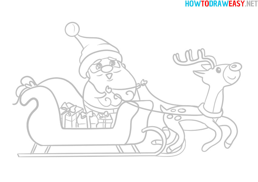 how-to-draw-santas-sleigh-step-by-step