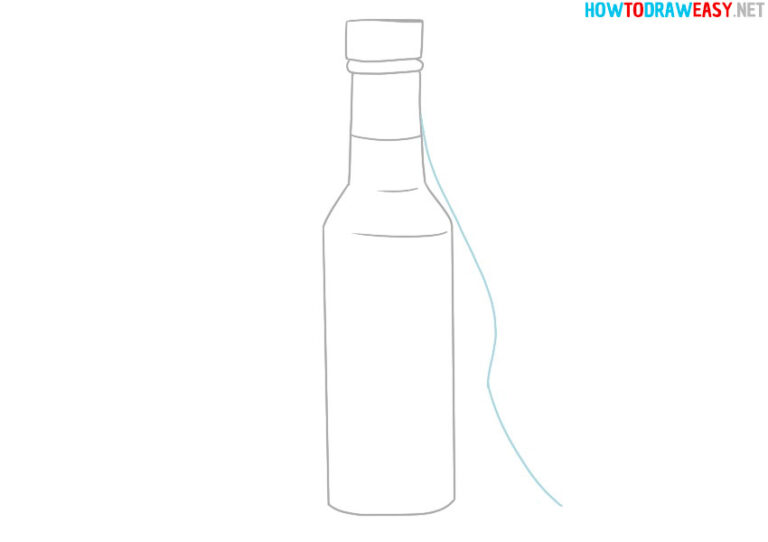 How to Draw a Ketchup Bottle How to Draw Easy