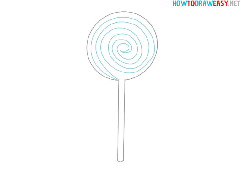 How to Draw a Lollipop - How to Draw Easy