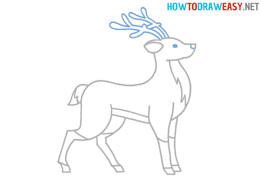 How to Draw a Deer For Kids Tutorial