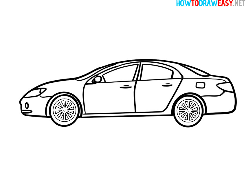 car coloring pages drawing