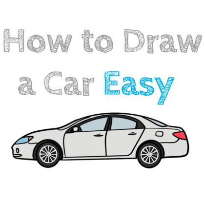 how to draw a car for beginners