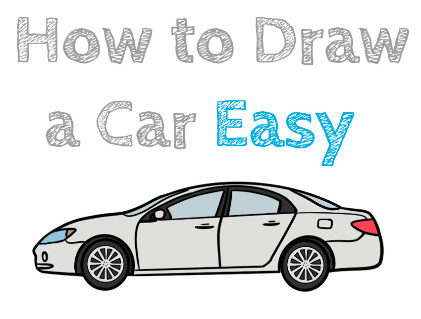 how to draw a simple car