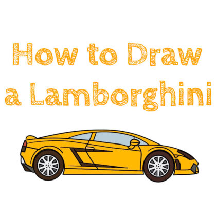 lamborghini drawing