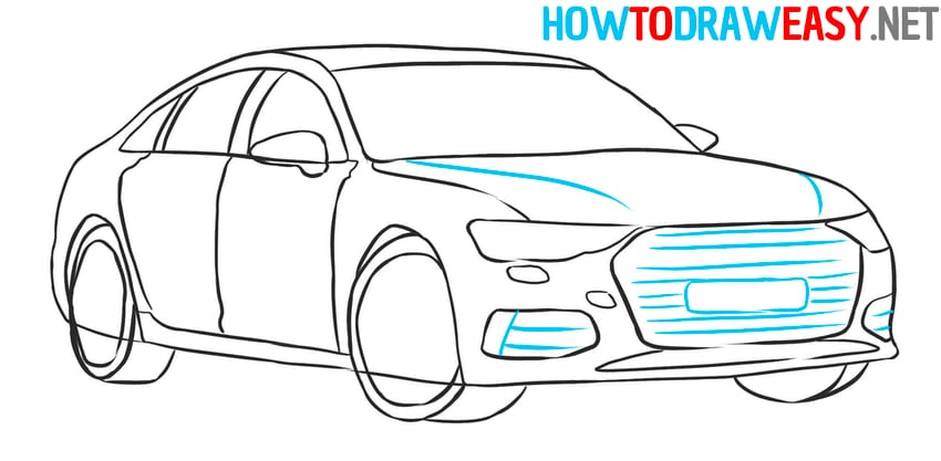 Audi sketch easy