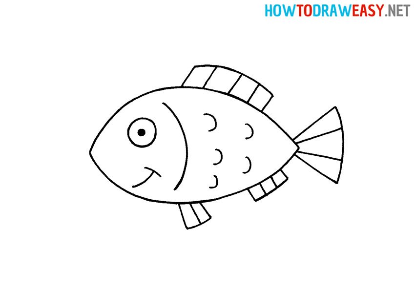 Drawing Fish easy