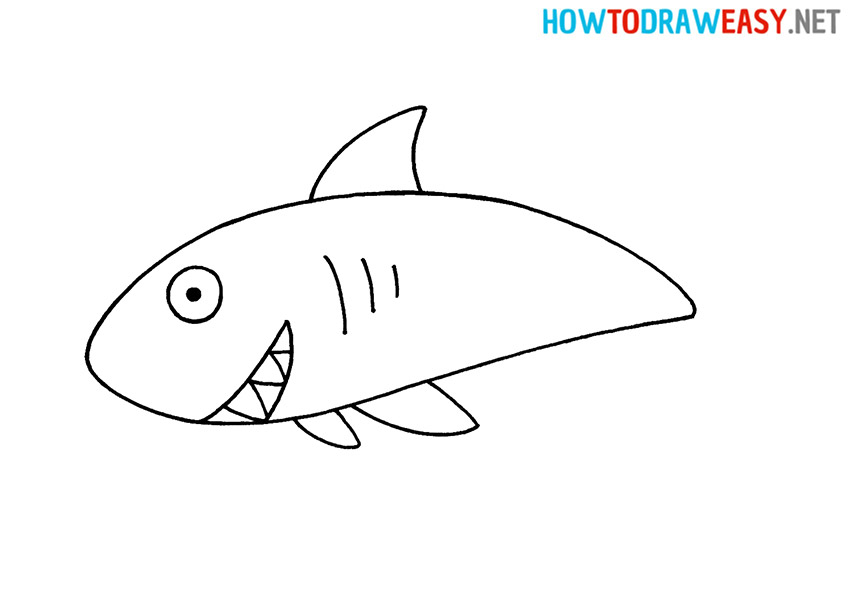 Drawing Simple Shark