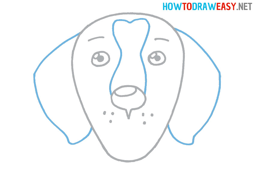 How to Draw Puppy For Kids Tutorial