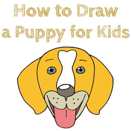 How to Draw a Easy Puppy