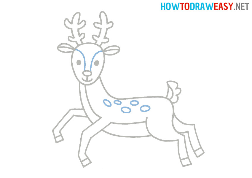 How to Draw a Fawn For Kids Tutorial