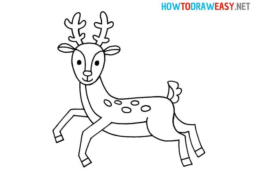 How to Draw a Simple Fawn