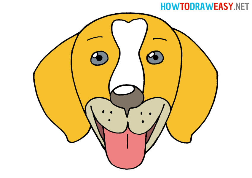 How to draw a Puppy Easy