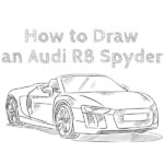 How to Draw an Audi R8 Spyder