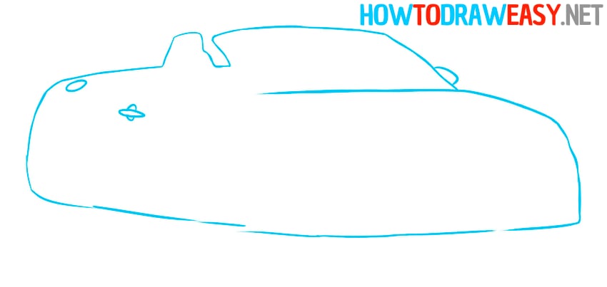 cabrio car drawing tutorial