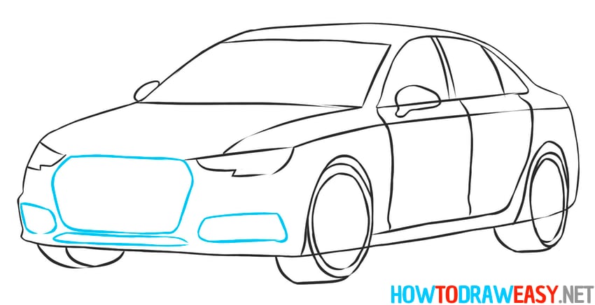 car drawing tutorial easy