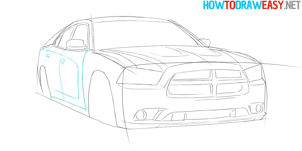 charger easy drawing tutorial