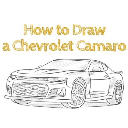 chevrolet camaro drawing tutorial