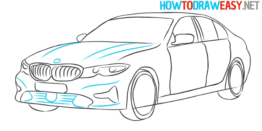easy car design sketching