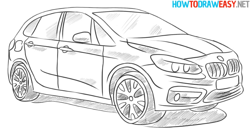 how to draw a bmw 2 series