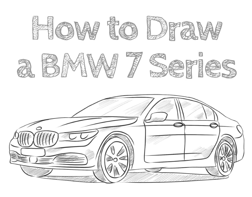 how to draw a bmw 7 series