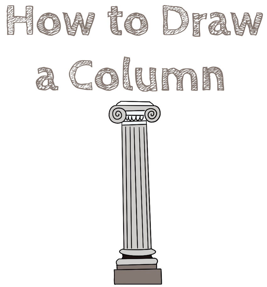 how to draw a column