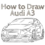 How to Draw an Audi A3