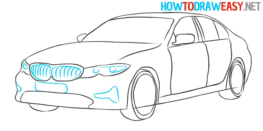how to draw german car